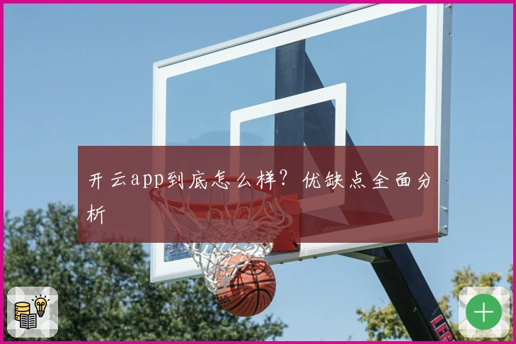 开云app到底怎么样？优缺点全面分析